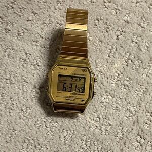 Timex T80 Gold-Tone Digital Timepiece